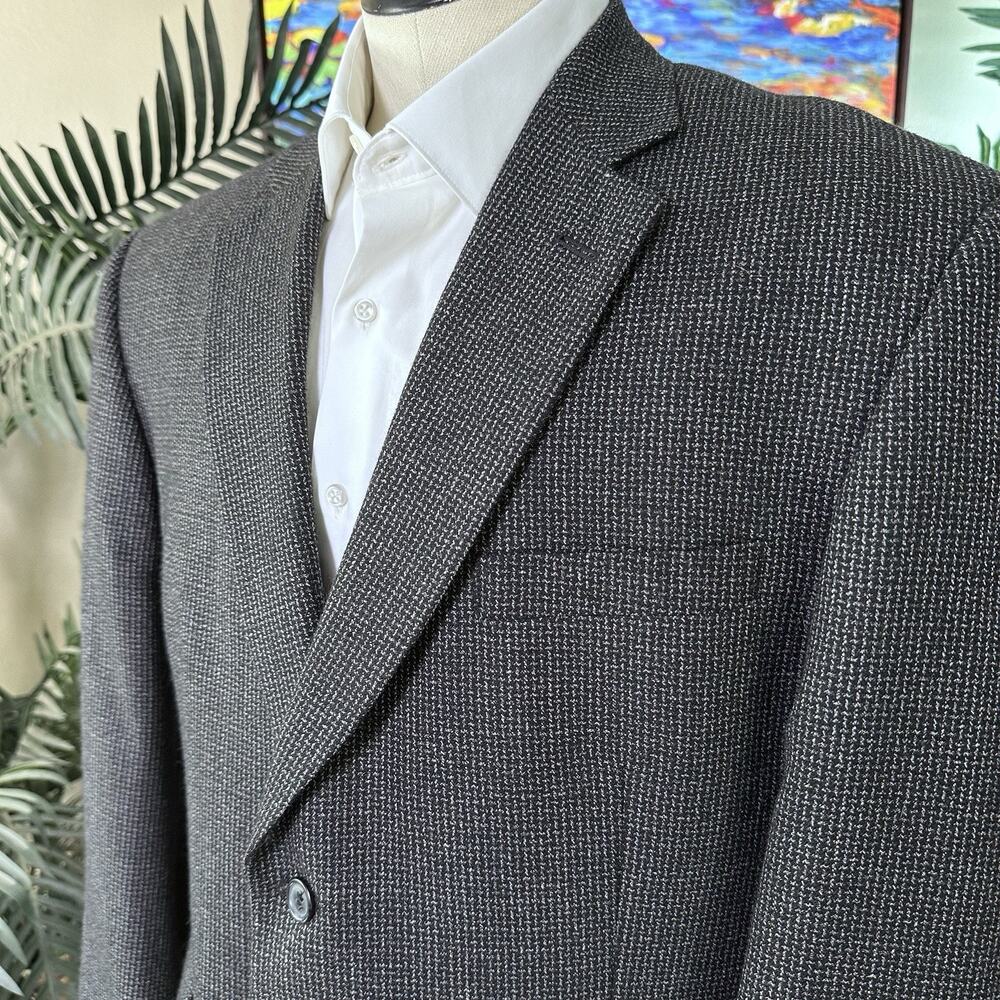 Haggar Sport Coat Men 46S Sportcoat Blazer wool Stretch